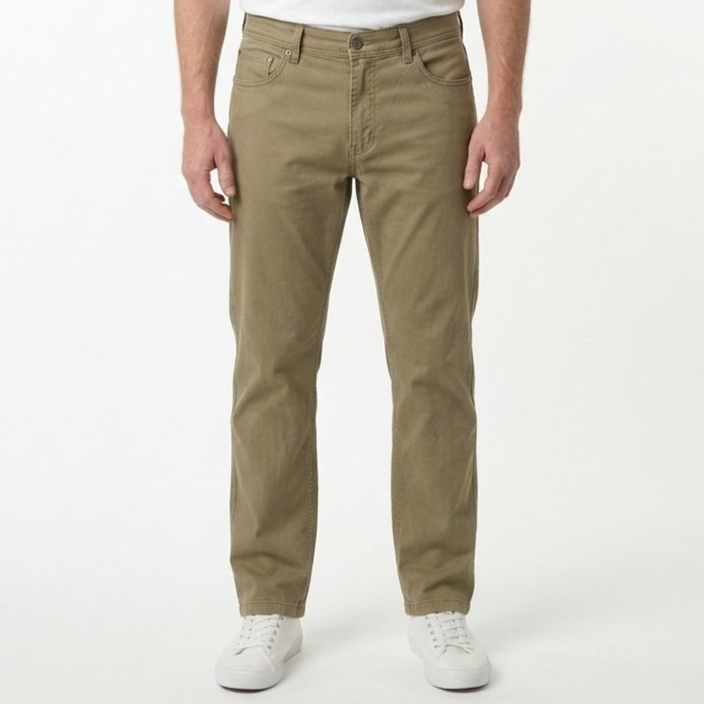 Duluth Trading Co DuluthFlex FireHose Pants Men's 42x30 Relaxed Fit Canvas Khaki